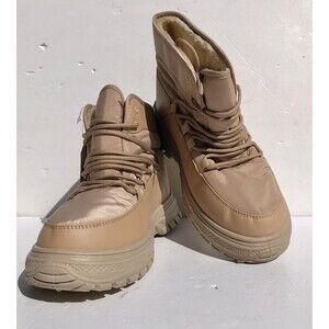 Avalanche Outdoor Supply Women's Ankle Boots Size 9 Hiking HIMALAYA Tan Faux Fur